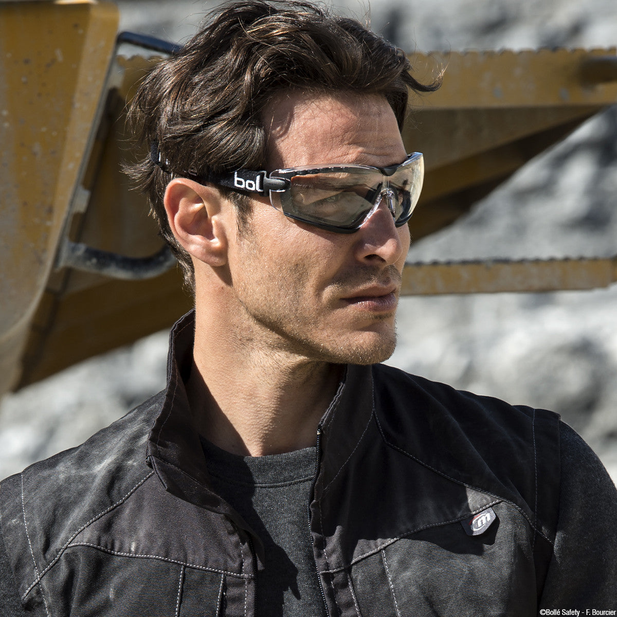 BollÃ© Cobra Hybrid Safety Goggles with 180Â° Vision Anti-Fog & Anti-Scratch