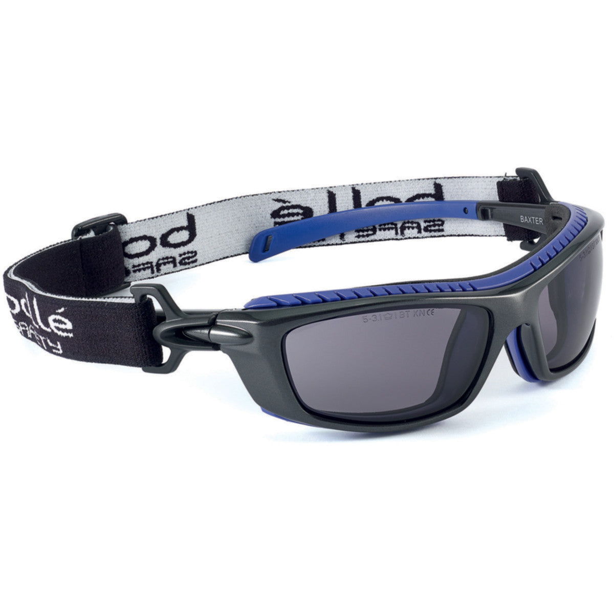 BollÃ© Baxter Safety Spectacles Wrap-Around Frame Anti-Scratch Anti-Fog