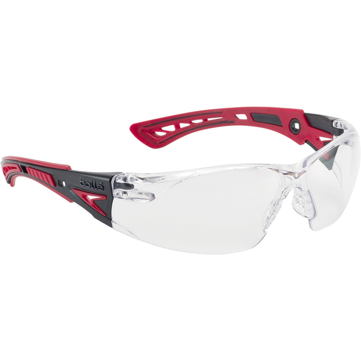 BollÃ© Rush+ Safety Spectacles Ultra-Flexible Temples Anti-Scratch Anti-Fog
