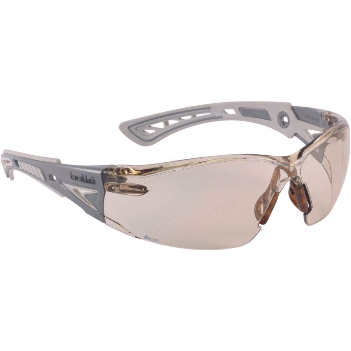 BollÃ© Rush+ Safety Spectacles with Anti-Scratch Anti-Fog Coating and Custom Fit