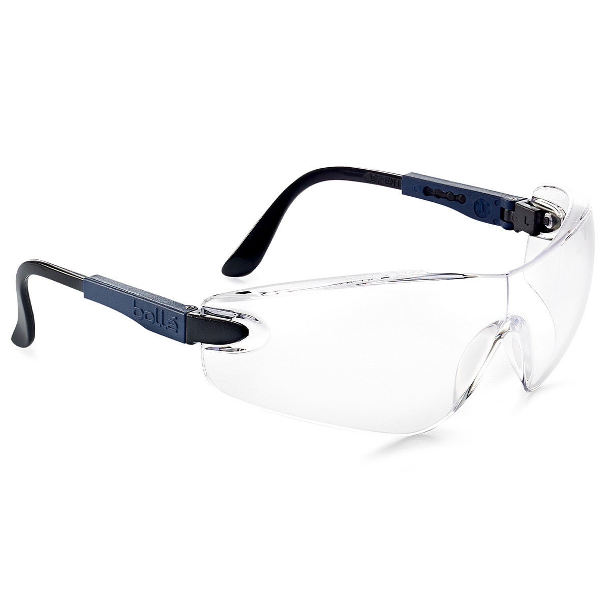 BollÃ© Viper Safety Glasses Adjustable Temples All-Round Vision Protection
