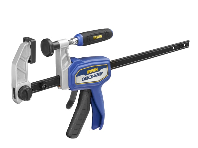 IRWIN Quick-Grip Hybrid Trigger Clamp 300mm One-Handed F-Clamp 136kg Force