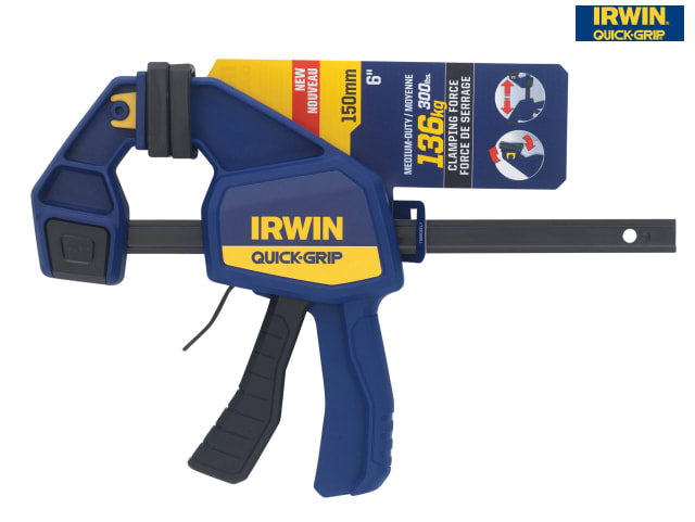 IRWIN Quick-Grip Quick-Change Medium-Duty Bar Clamp 150mm 6in 136kg Capacity