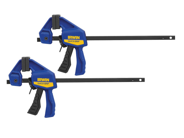 IRWIN Quick-Grip Micro Clamps Twin Pack 100mm Ratcheting Mechanism