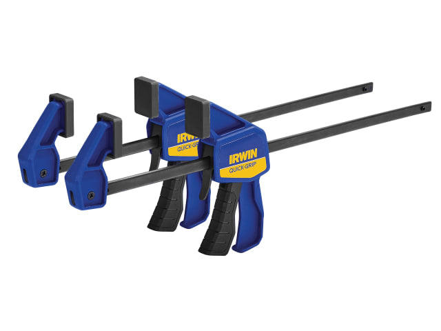 IRWIN Quick-Grip Mini Bar Clamps Twin Pack 300mm 12in Light-Duty Tools