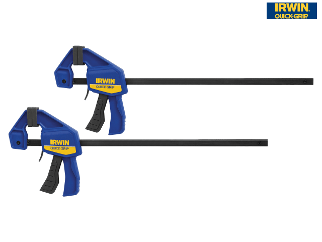 IRWIN Quick-Grip Mini Bar Clamps Twin Pack 300mm 12in Light-Duty Tools