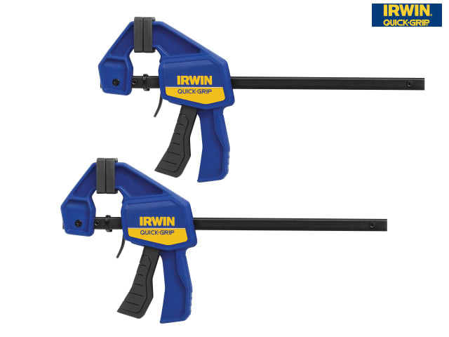 IRWIN Quick-Grip Mini Bar Clamps Twin Pack 150mm 6in Light-Duty Tools