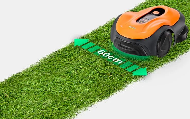 FLYMO UltraLife 800 Smart Robotic Lawnmower with AI Technology and Sensors