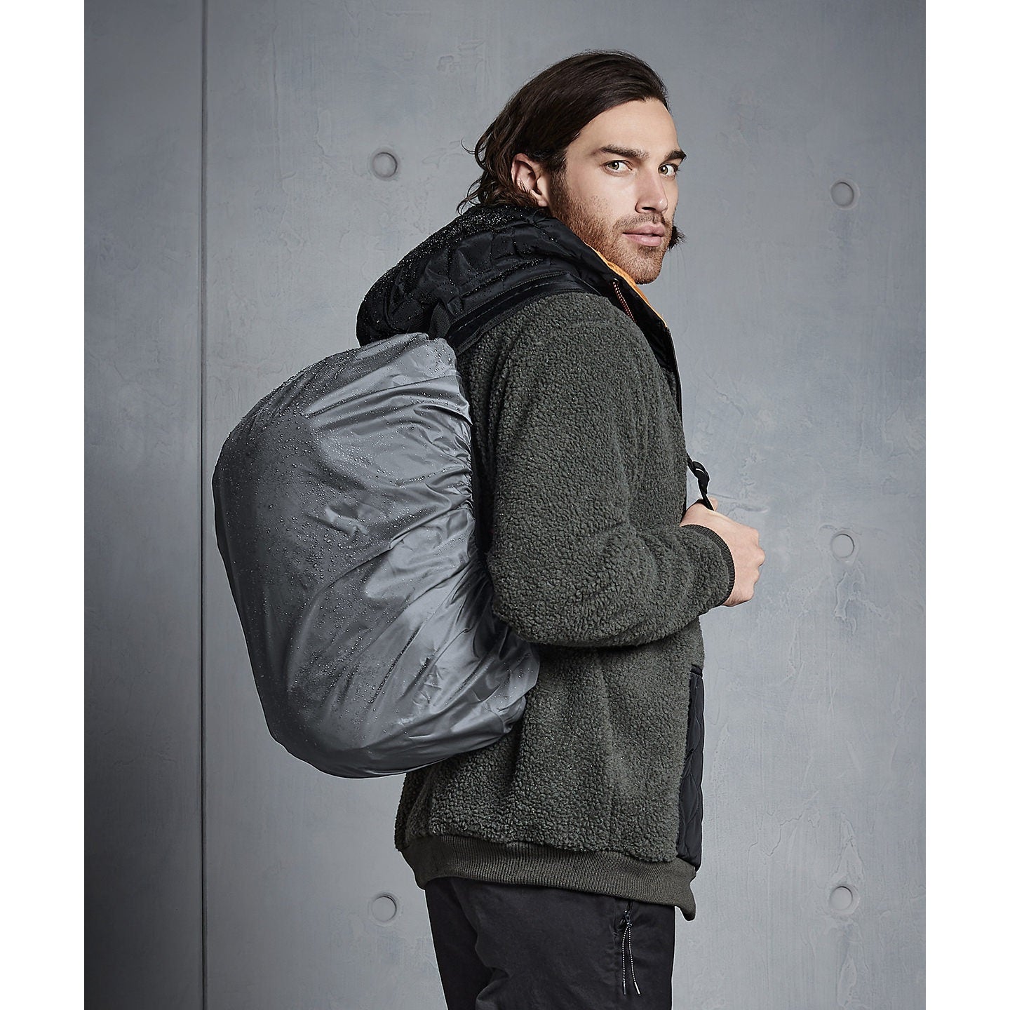 Quadra Waterproof Universal Rain Cover for 20-30 Litre Backpacks, Lightweight
