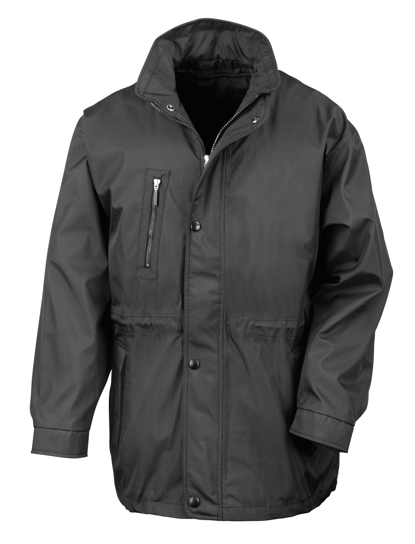 Result City Executive Jacket with Removable Fleece Liner and Adjustable Cuffs