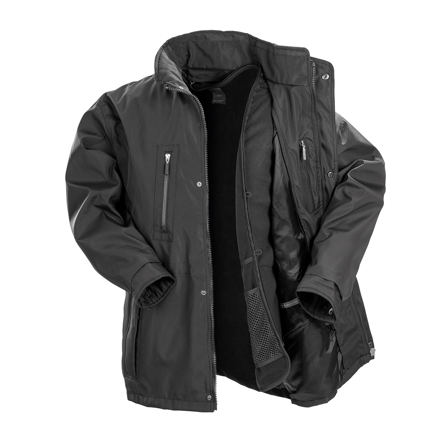 Result City Executive Jacket with Removable Fleece Liner and Adjustable Cuffs