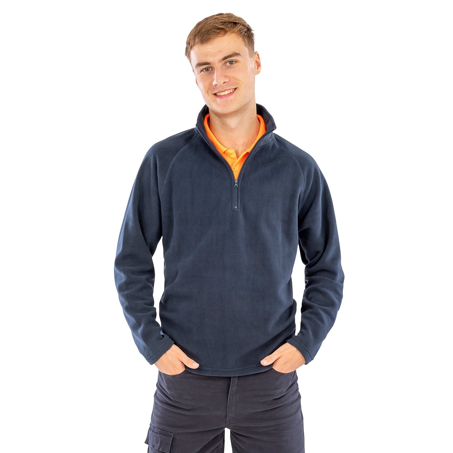 Result Core Microfleece Top Lightweight Breathable Jacket Unisex 1/4 Zip