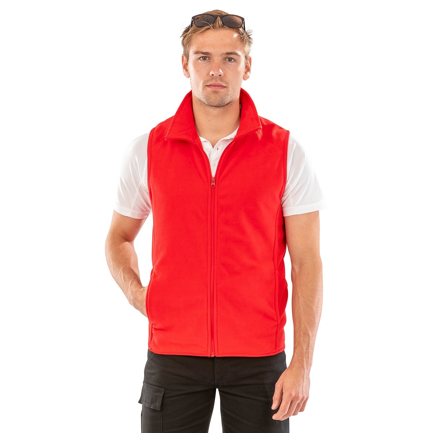 Result Core Microfleece Gilet Unisex Windproof Layering Jacket with Pockets