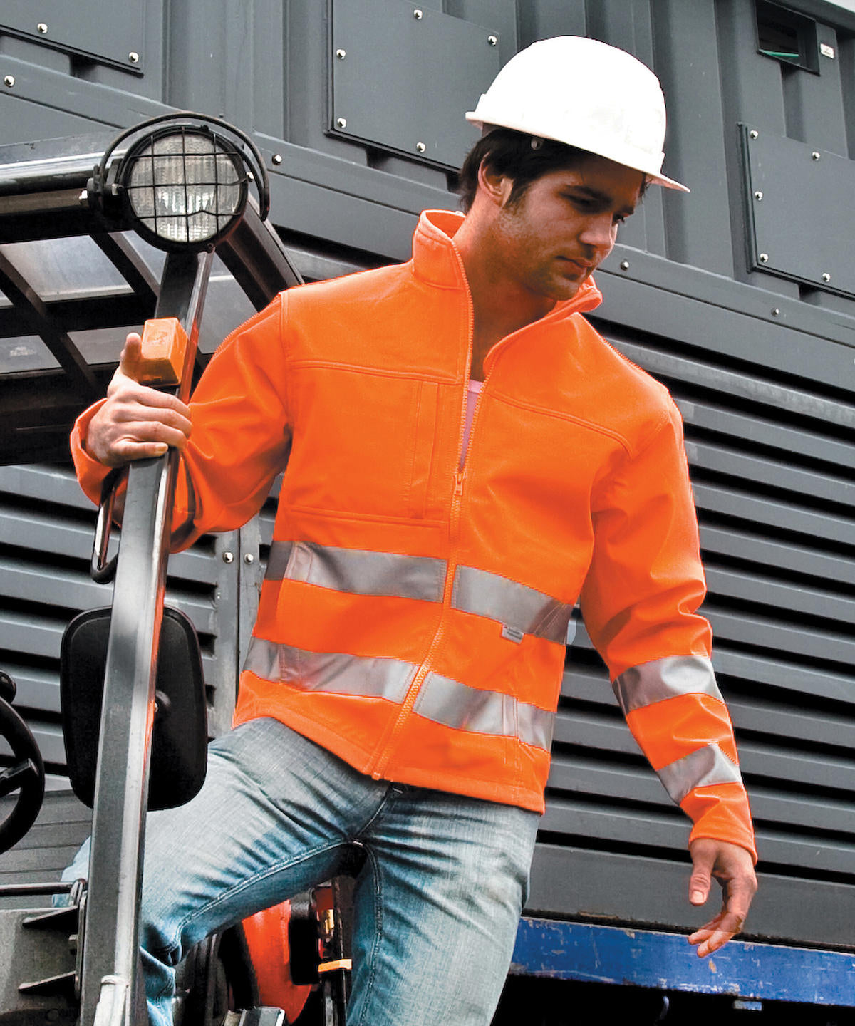 Result Safeguard High-Viz Softshell Jacket EN ISO 20471 Class 2 Waterproof