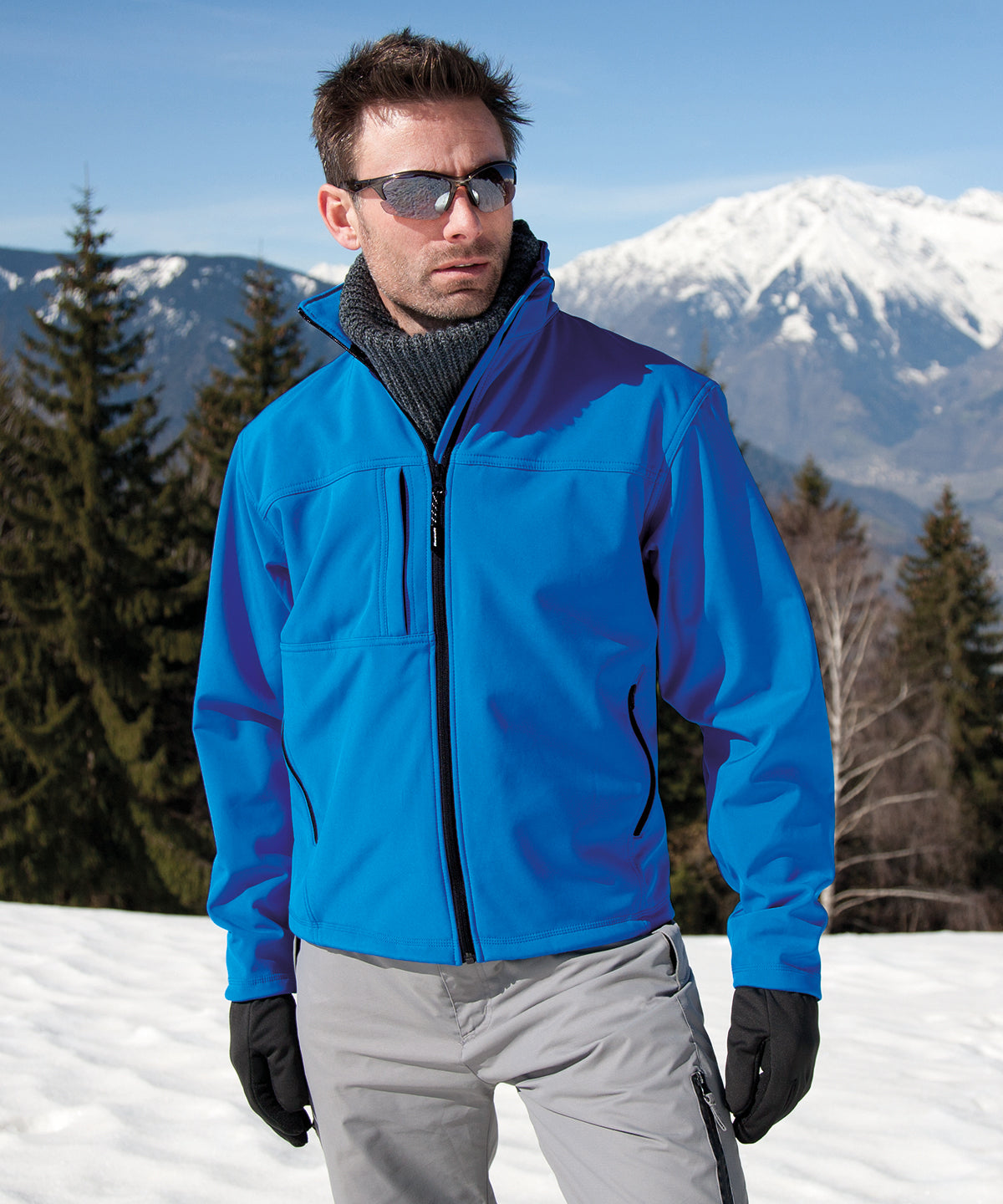 Result Classic Softshell Jacket Waterproof Breathable Active Cut 3 Layer