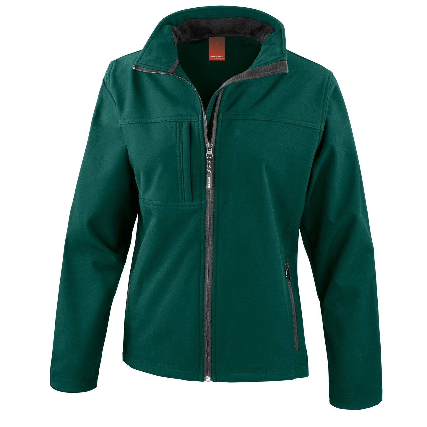 Result Women's Classic Softshell Jacket with Zip Pockets and Adjustable Hem