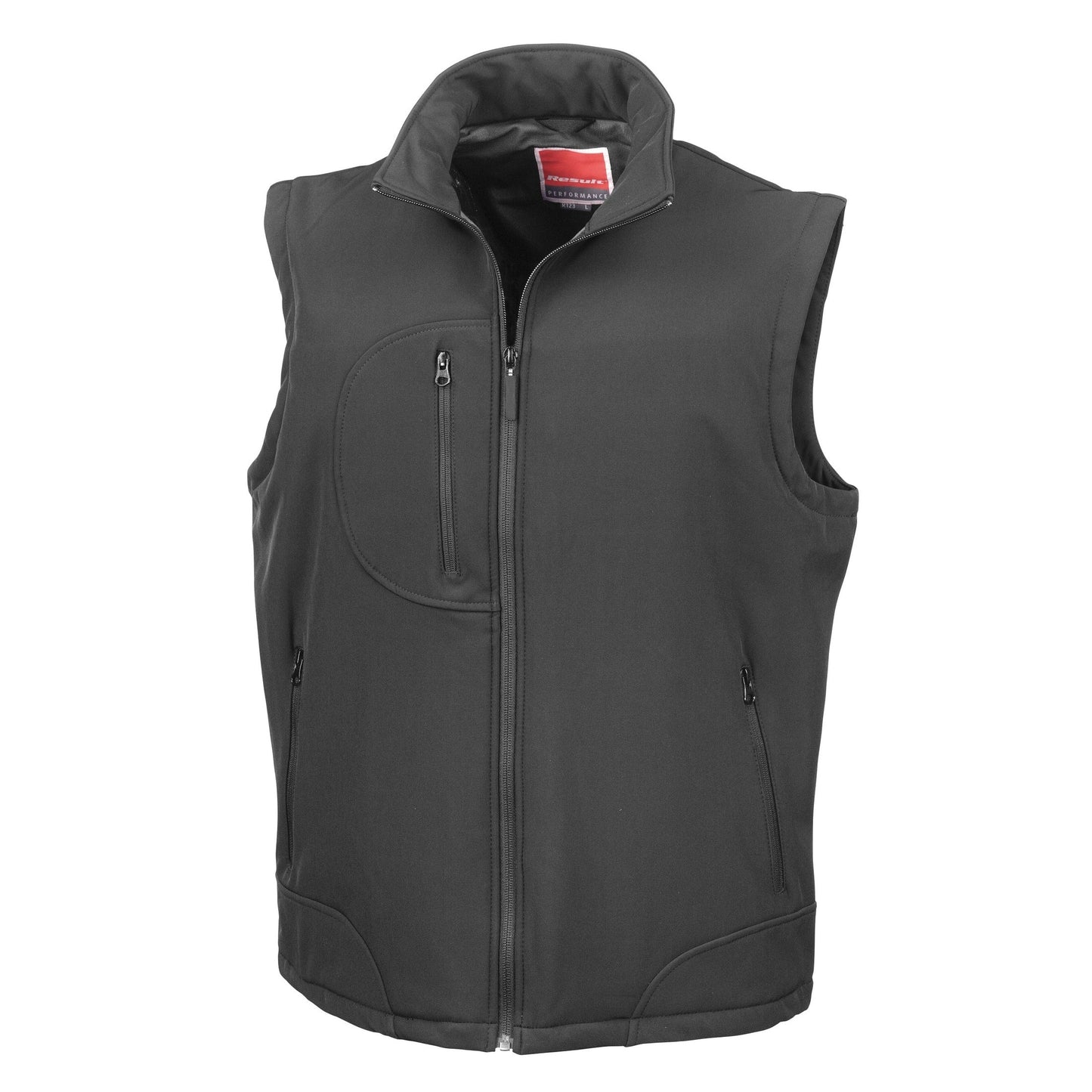 Result Softshell Bodywarmer Microfleece Inner YKK Zip Waterproof Breathable