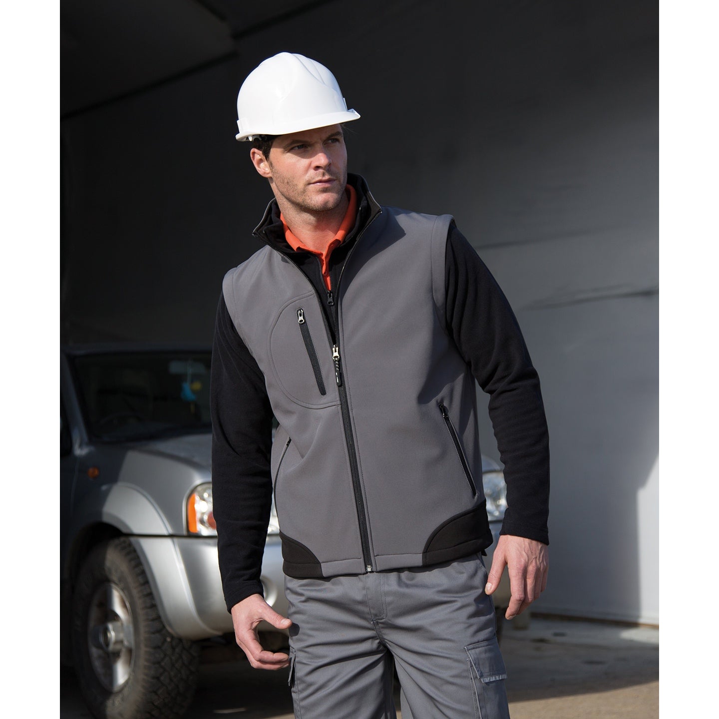 Result Softshell Bodywarmer Microfleece Inner YKK Zip Waterproof Breathable