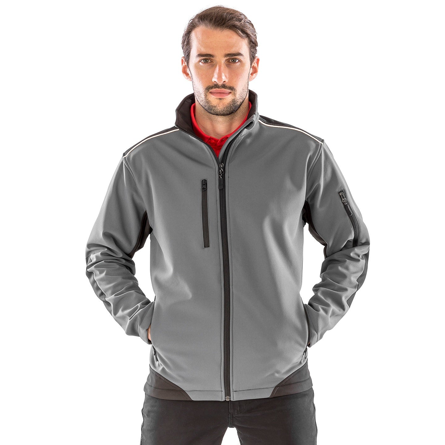 Result Workguard Ripstop Softshell Jacket + Cordura Panels, Waterproof, Durable
