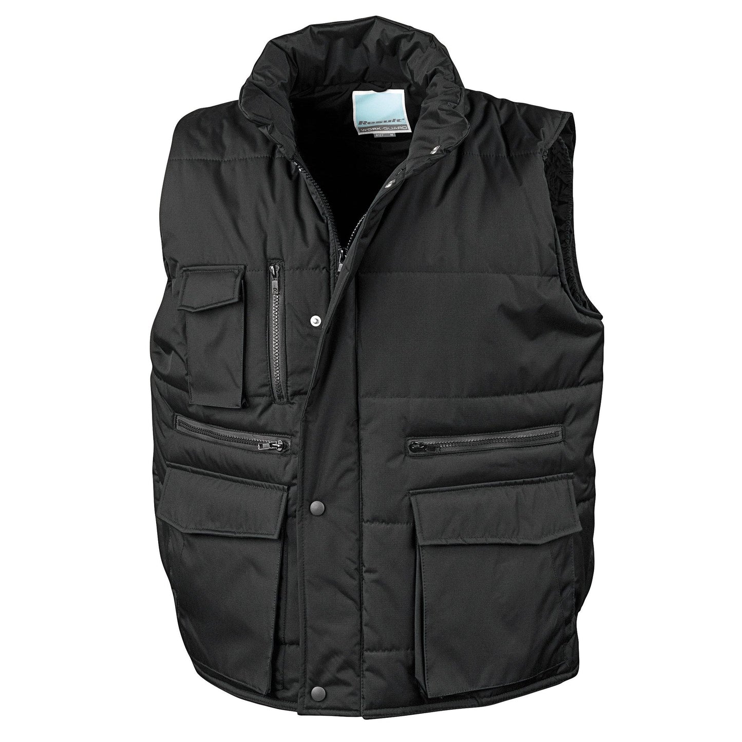 Result Workguard Lance Weatherproof Bodywarmer with 9 Pockets, Windproof