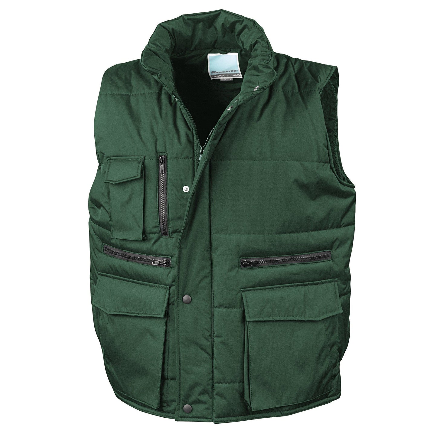 Result Workguard Lance Weatherproof Bodywarmer with 9 Pockets, Windproof