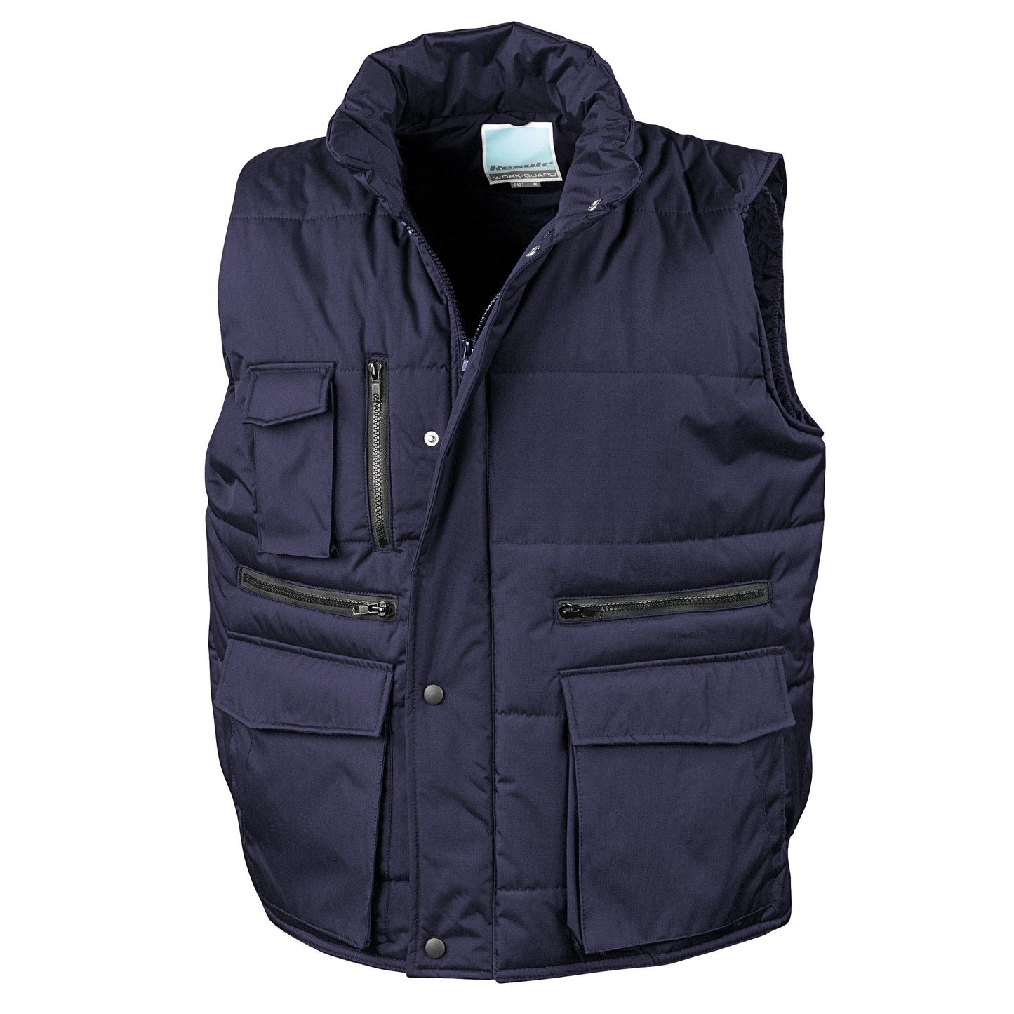 Result Workguard Lance Weatherproof Bodywarmer with 9 Pockets, Windproof