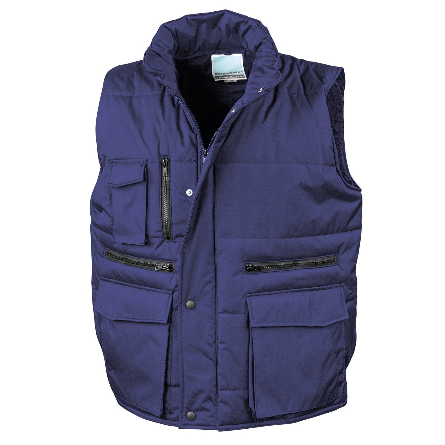 Result Workguard Lance Weatherproof Bodywarmer with 9 Pockets, Windproof
