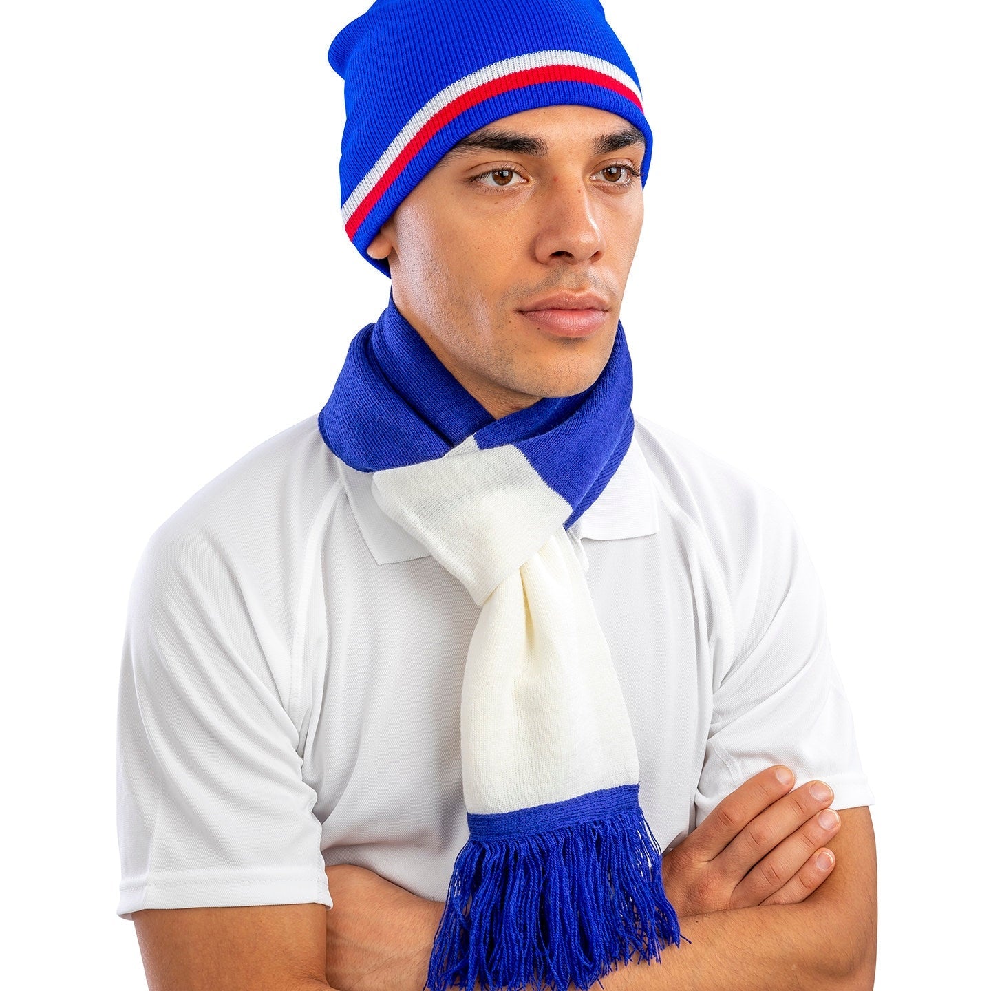 Result Winter Essentials Team Scarf Soft Yarn with Tassels 140x70cm