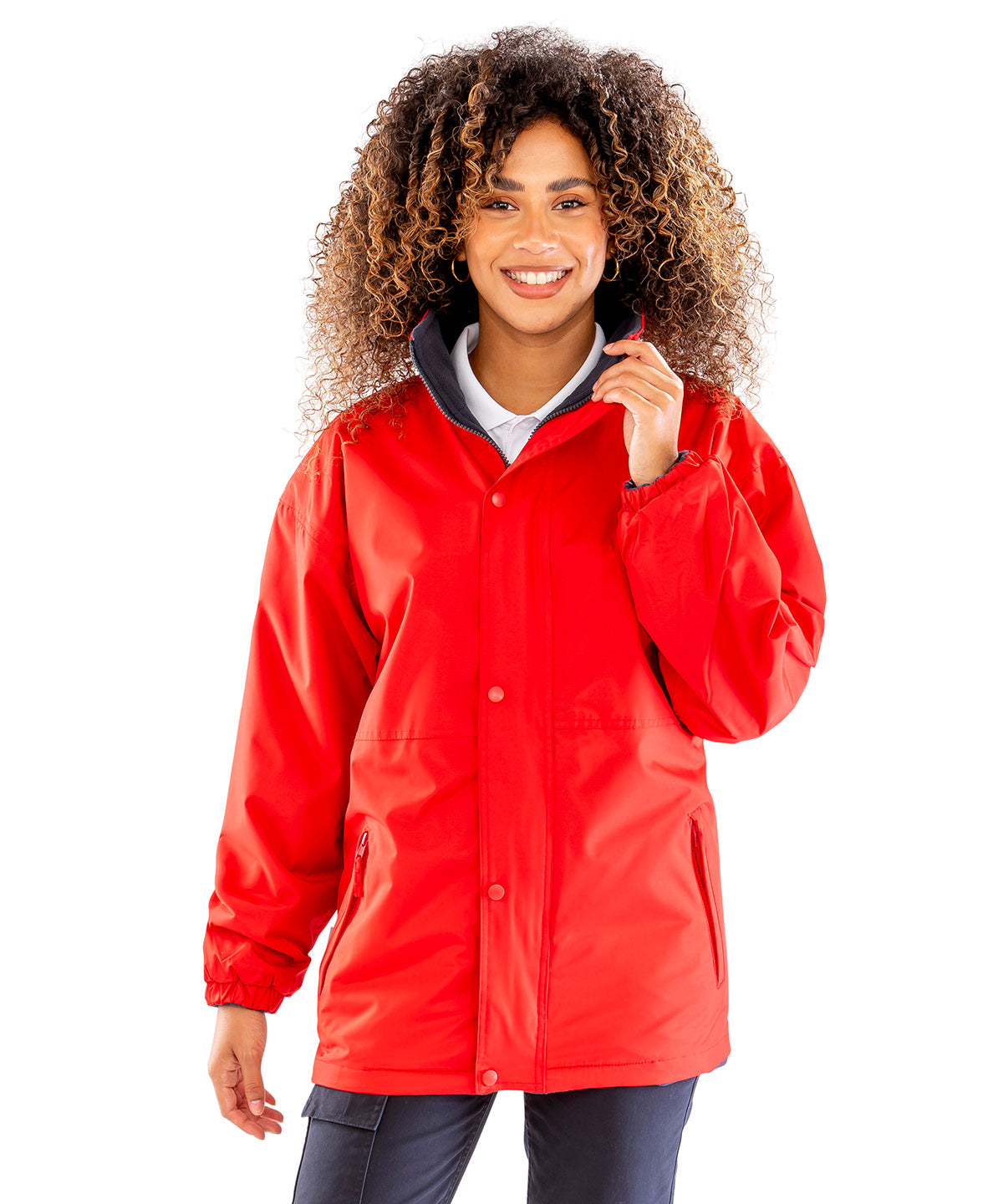 Result Reversible Stormdri 4000 Waterproof Jacket with Concealed Hood & Fleece