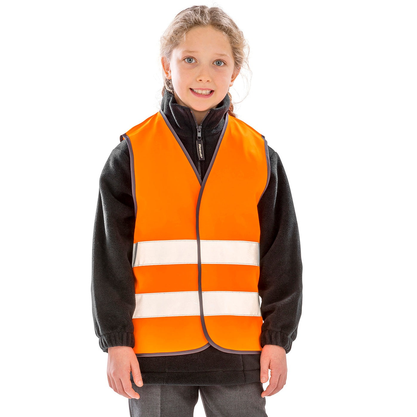 Result Core Junior Safety Vest EN1150 Certified 50mm Safety Tapes Oeko-Tex