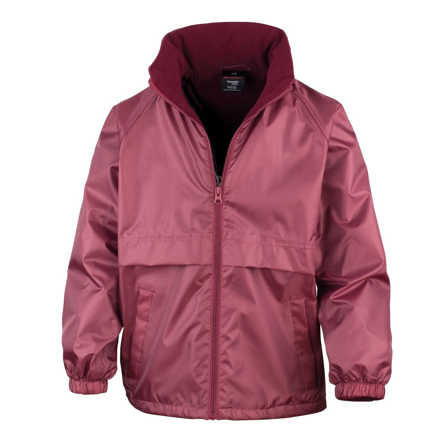 Result Core Junior Waterproof Microfleece Lined Jacket with Hood and Pockets