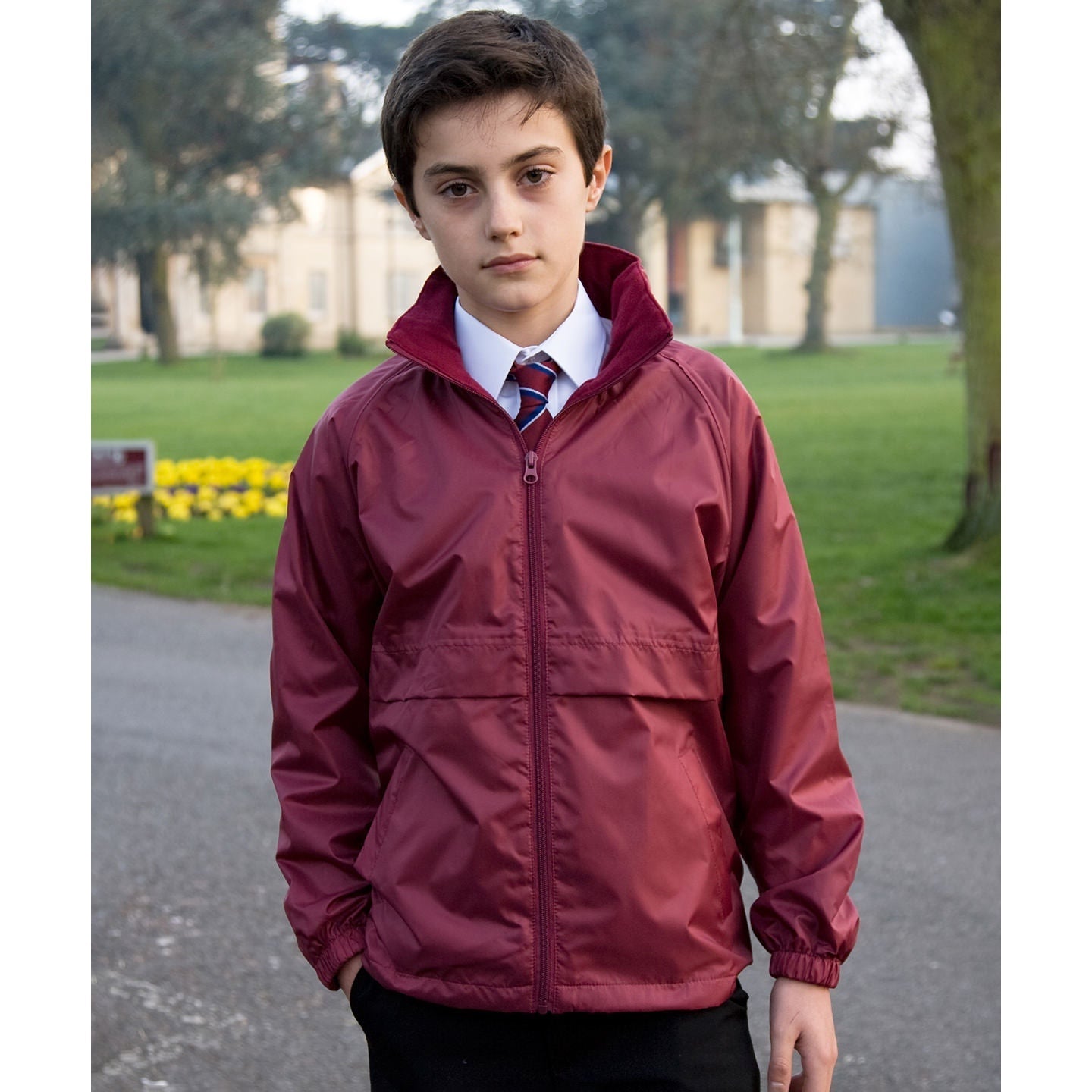 Result Core Junior Waterproof Microfleece Lined Jacket with Hood and Pockets