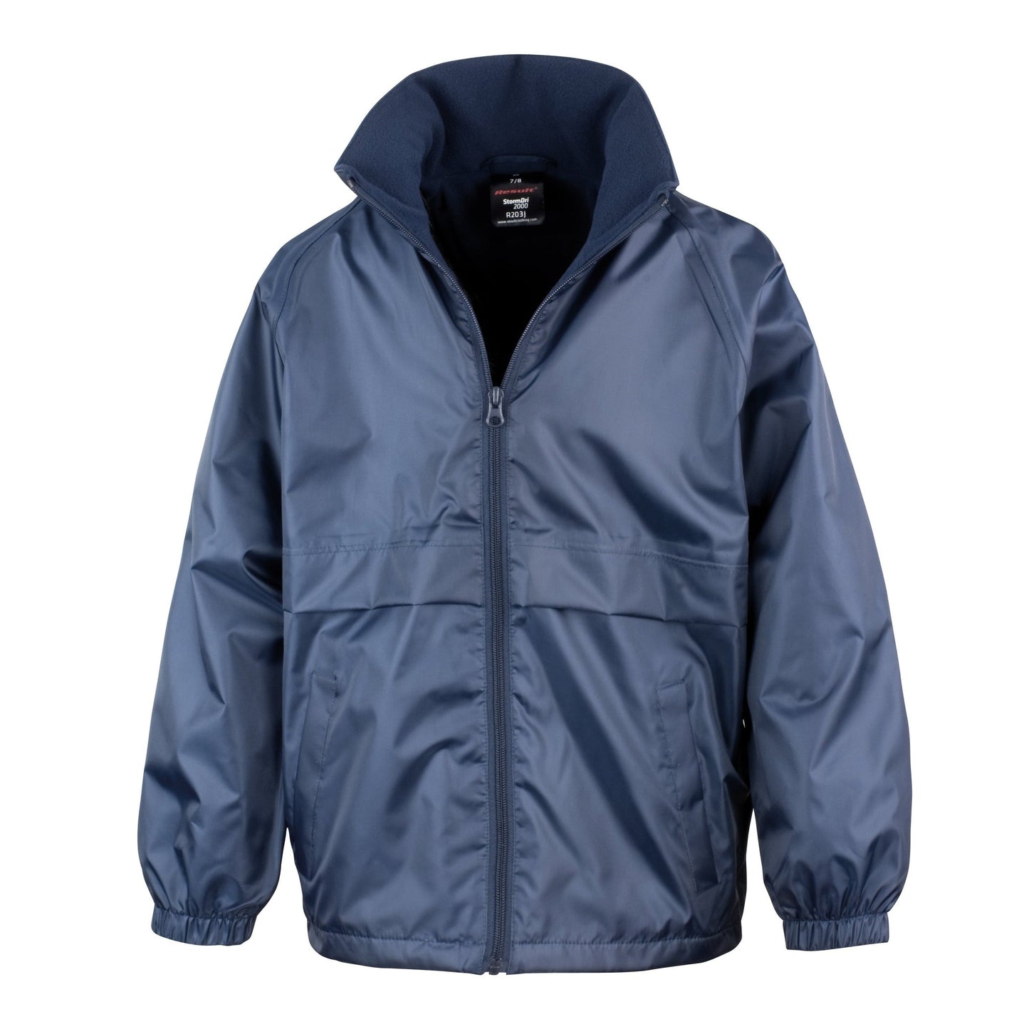 Result Core Junior Waterproof Microfleece Lined Jacket with Hood and Pockets