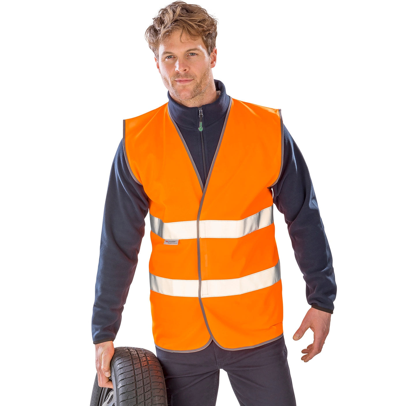Result Safeguard EN ISO 20471 Class 2 Motorist Safety Vest with Reflective Tapes