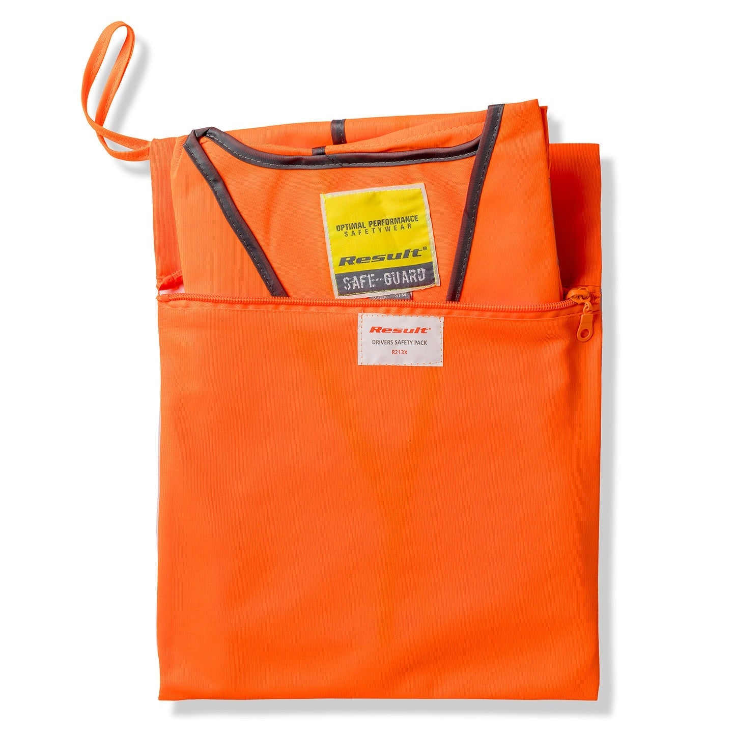 Result Safeguard Safety Vest Storage Bag for 4 Vests with Clear Front Zip
