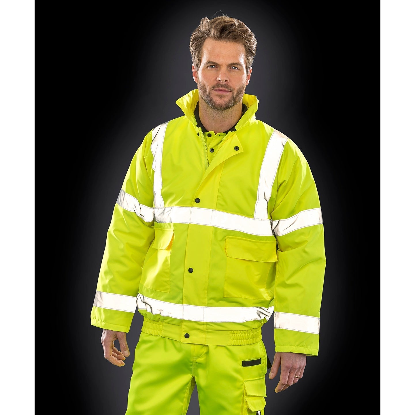 Result Core High-Viz Winter Blouson Jacket EN ISO 20471 Waterproof Insulated
