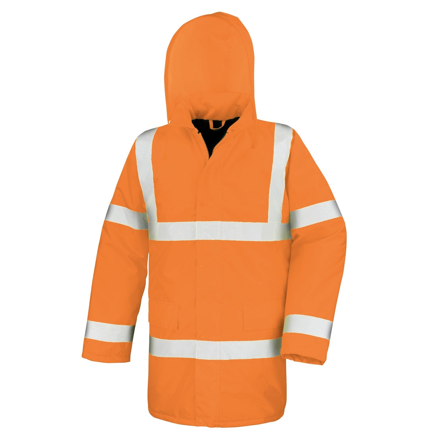 Result Core High-Viz Safety Coat Insulated Waterproof Class 3 Jacket