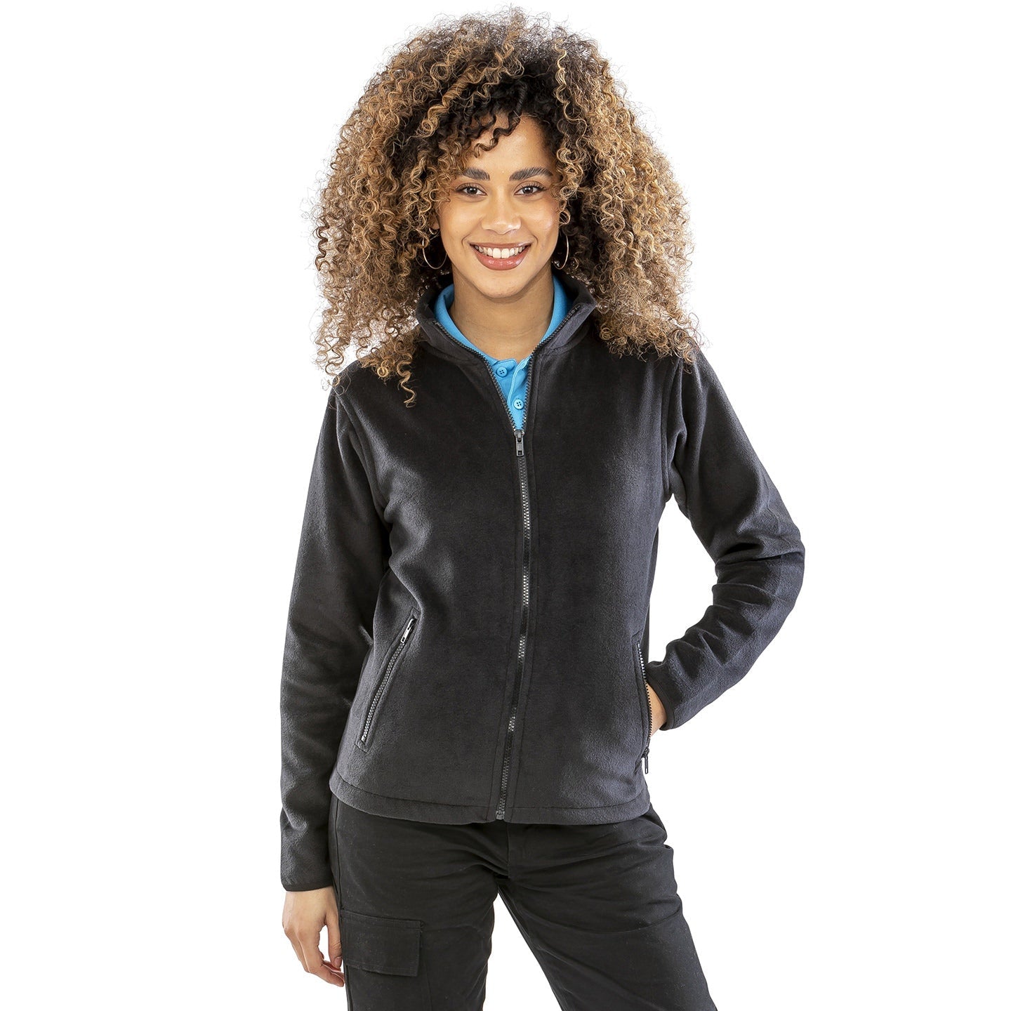 Result Core Women's Norse Outdoor Fleece Lightweight Warm Zip Pockets XS-2XL
