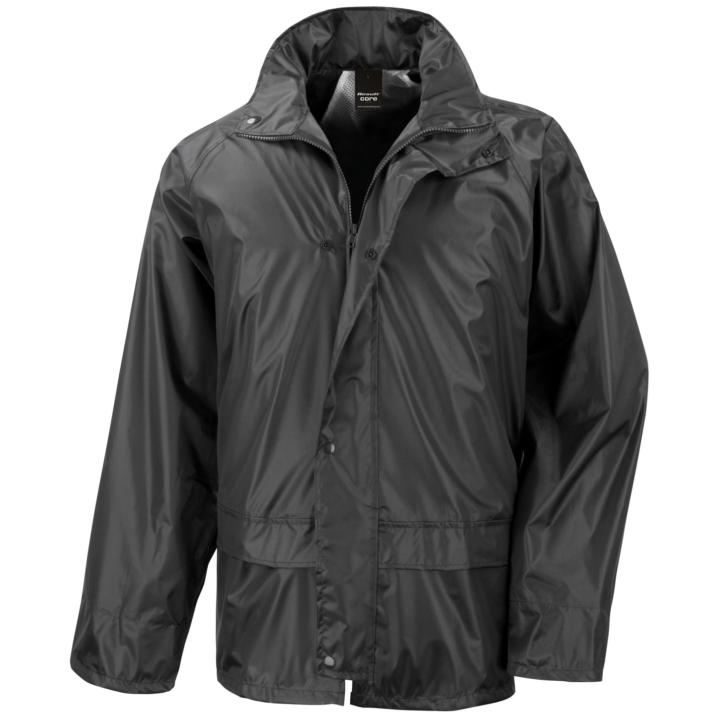 Result Core Waterproof Rain Jacket Lightweight Windproof with Concealed Hood