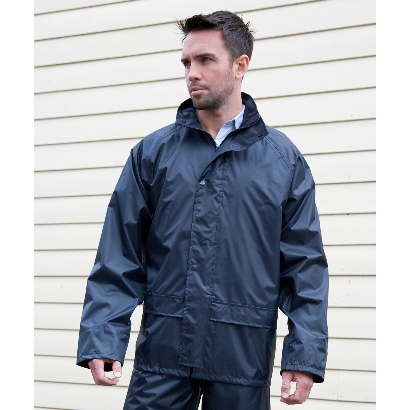 Result Core Waterproof Rain Jacket Lightweight Windproof with Concealed Hood