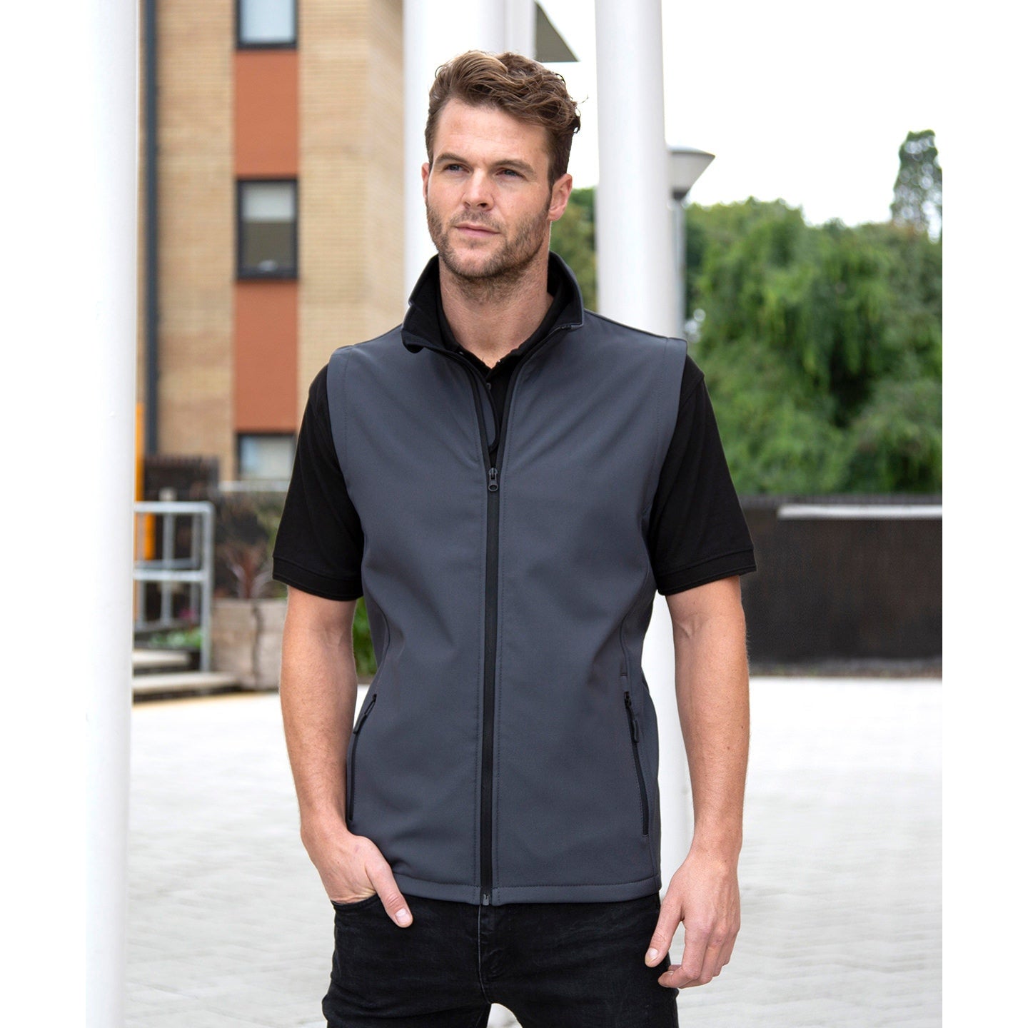 Result Core Softshell Bodywarmer Jacket Showerproof Breathable Windproof