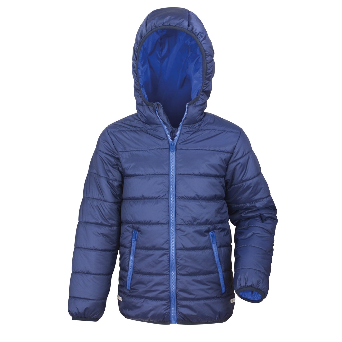 Result Core Junior Soft Padded Jacket with Hood, Reflective Details, Lightweight