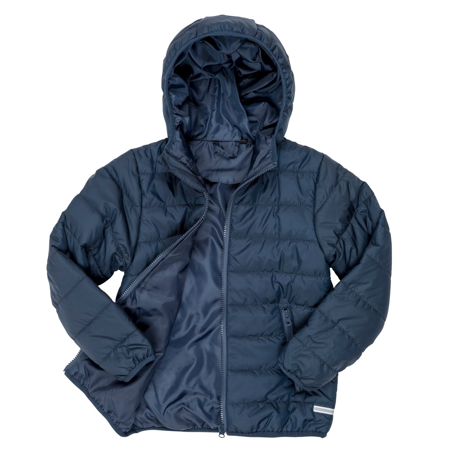 Result Core Junior Soft Padded Jacket with Hood, Reflective Details, Lightweight