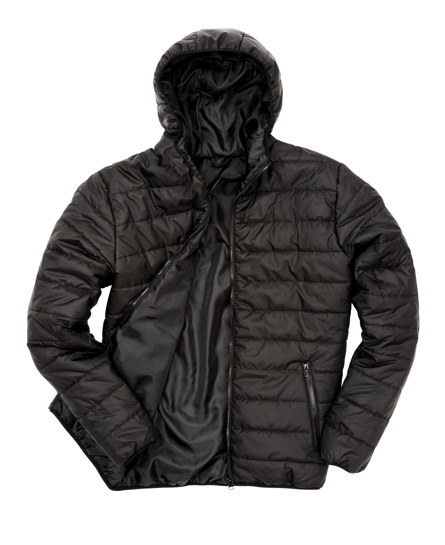 Result Core Soft Padded Jacket Showerproof Windproof Lightweight Integral Hood