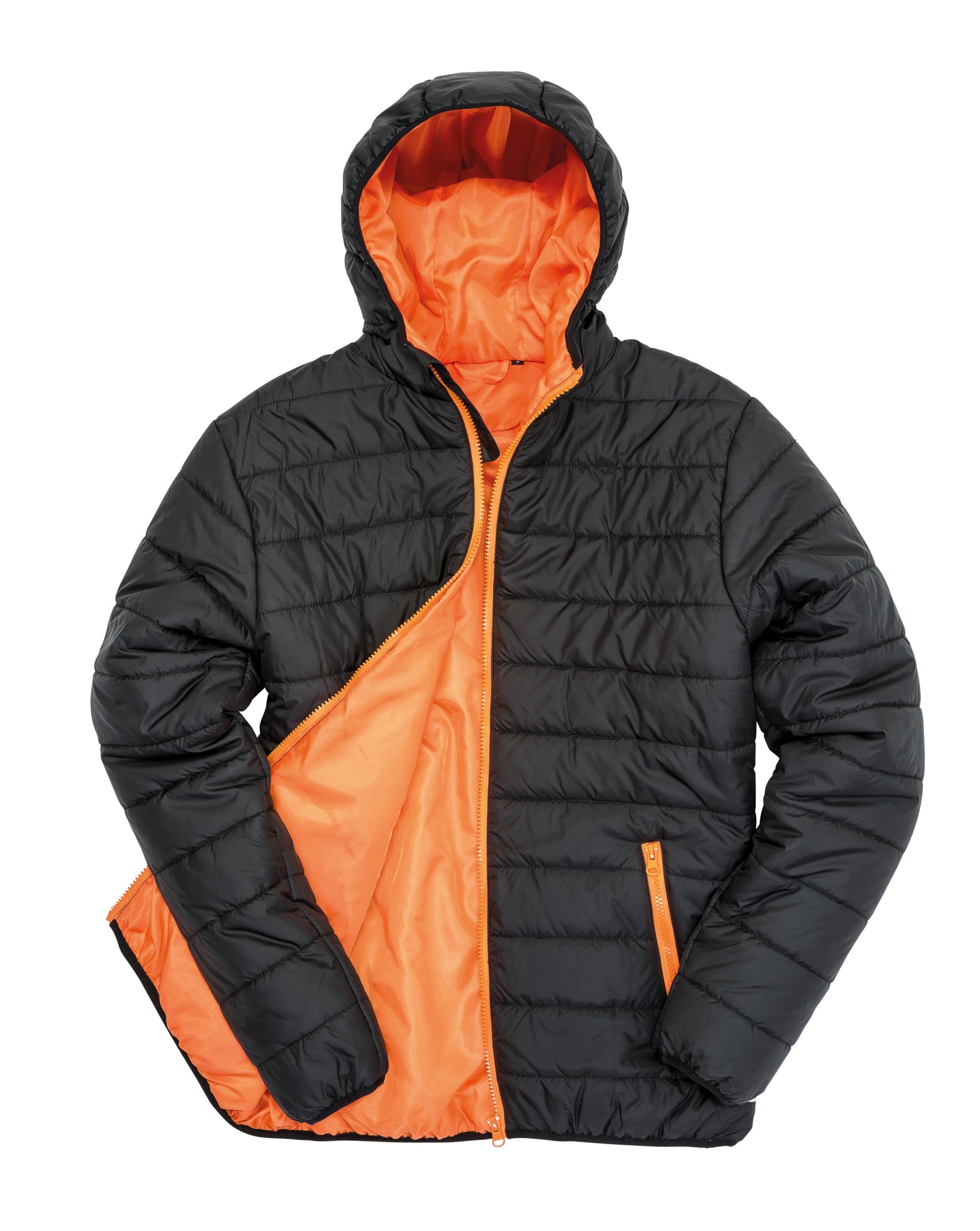 Result Core Soft Padded Jacket Showerproof Windproof Lightweight Integral Hood
