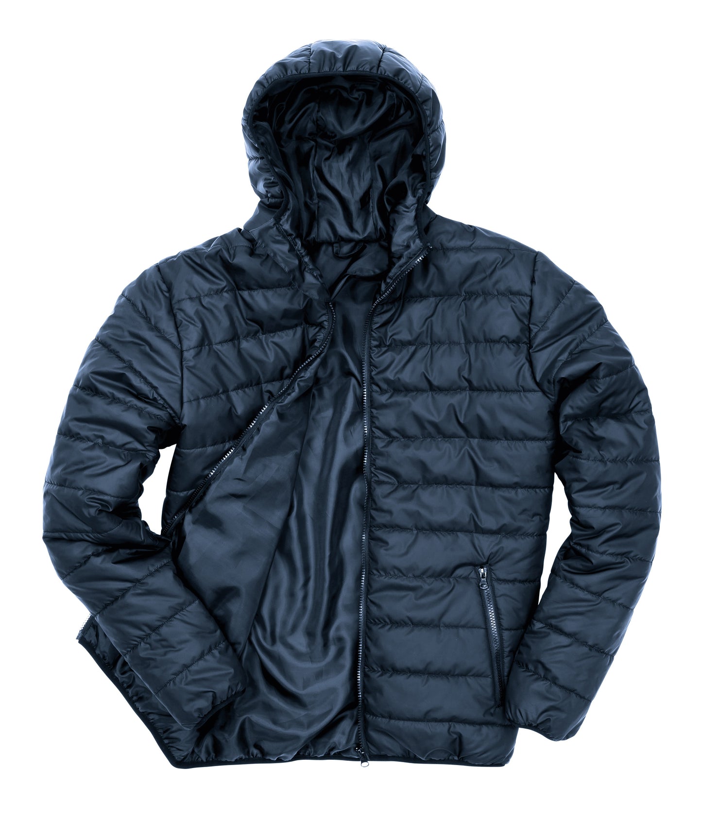 Result Core Soft Padded Jacket Showerproof Windproof Lightweight Integral Hood