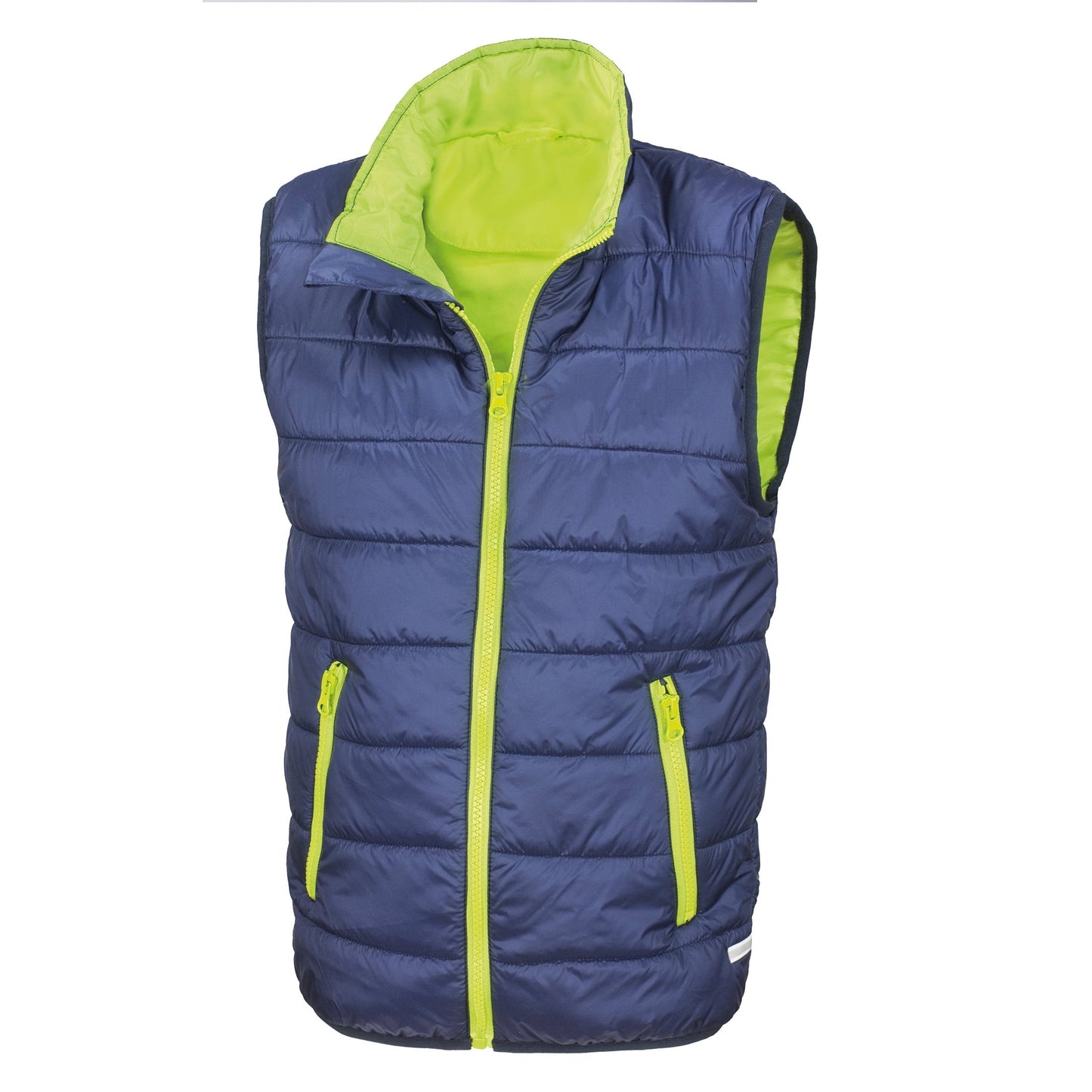 Result Core Junior Bodywarmer Gilet Padded Jacket Reflective Lightweight Warm