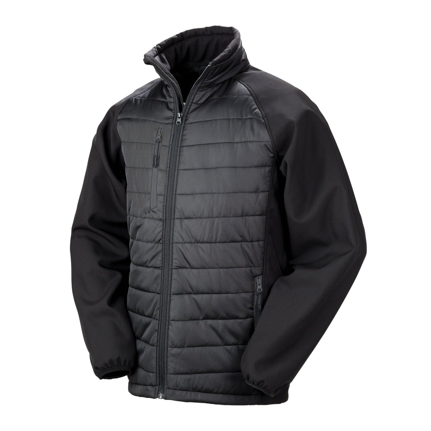 Result Recycled Compass Padded Softshell Jacket Showerproof Windproof Warm