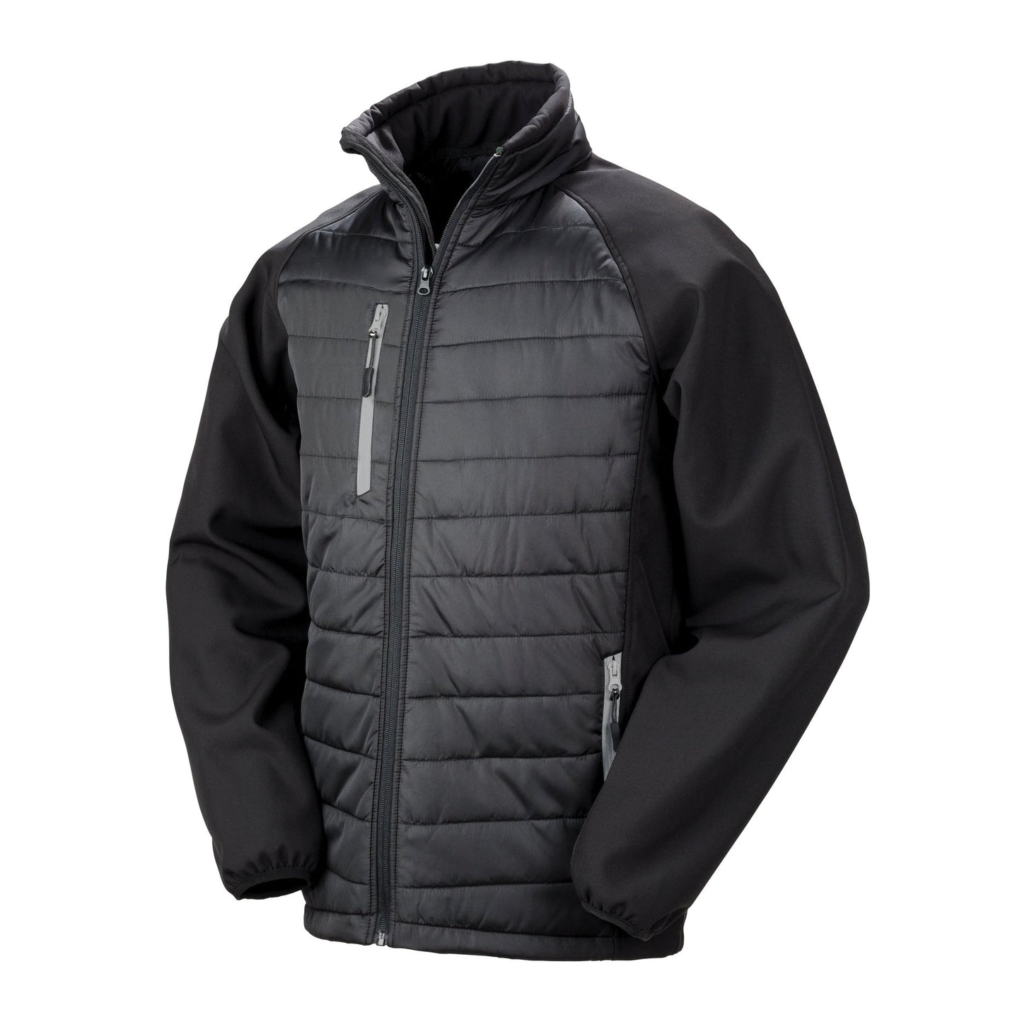 Result Recycled Compass Padded Softshell Jacket Showerproof Windproof Warm