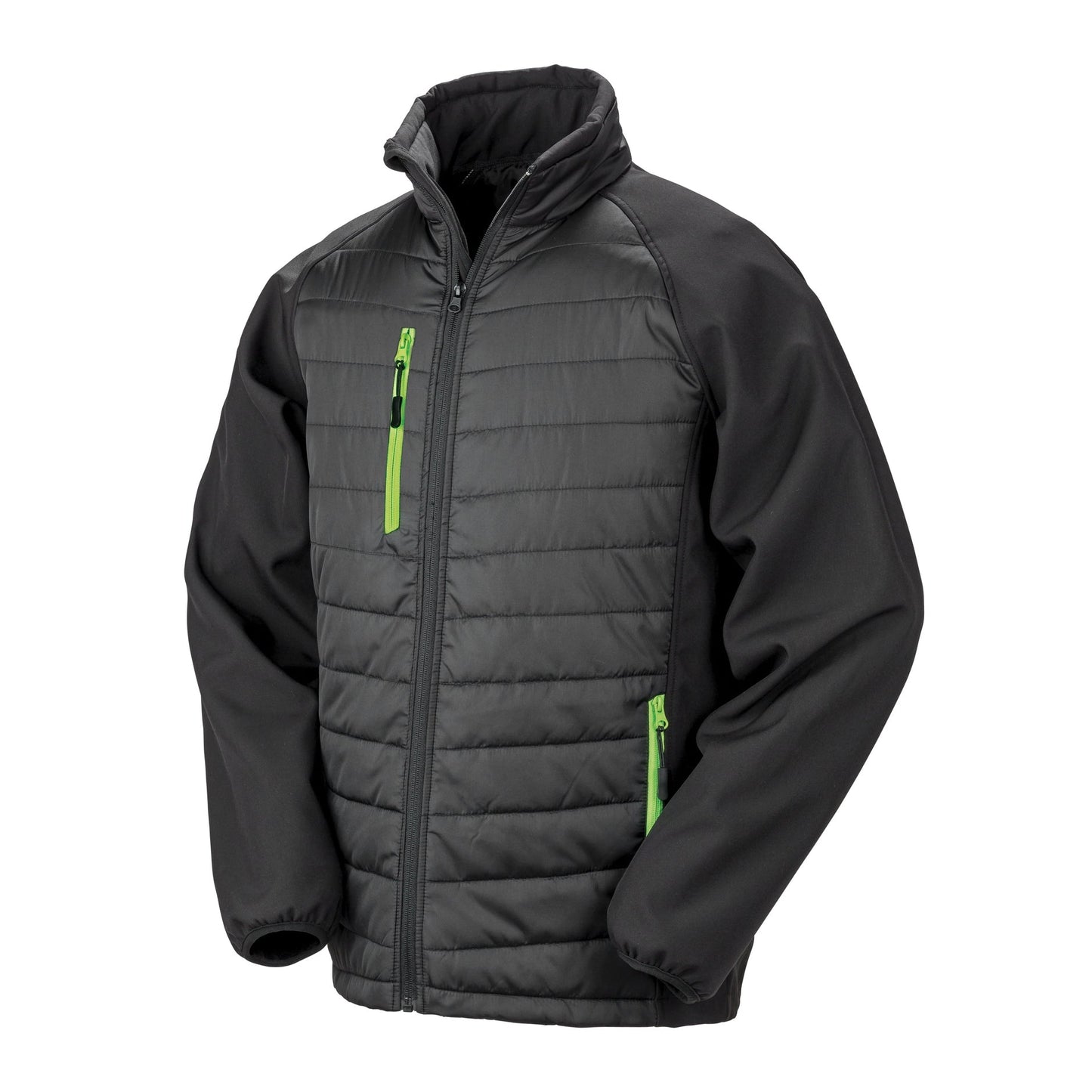 Result Recycled Compass Padded Softshell Jacket Showerproof Windproof Warm